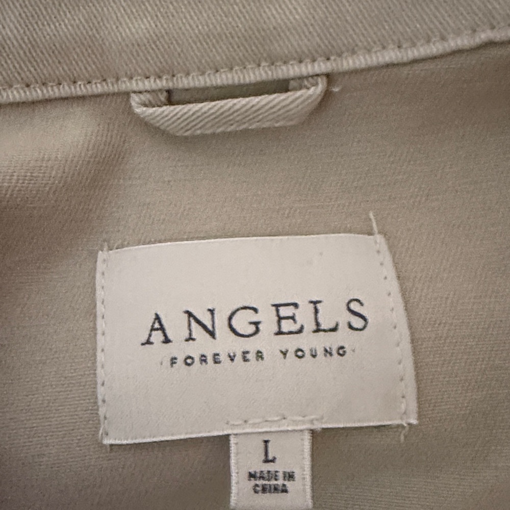 Angels Cream Button-Up Jacket - Picture 7 of 9